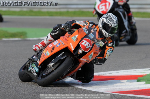 2009-05-10 Monza 0170 Superstock 1000 - Warm Up - Denis Sacchetti - KTM RC8 R